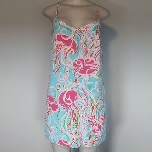 Lilly Pulitzer silk jellyfish dress